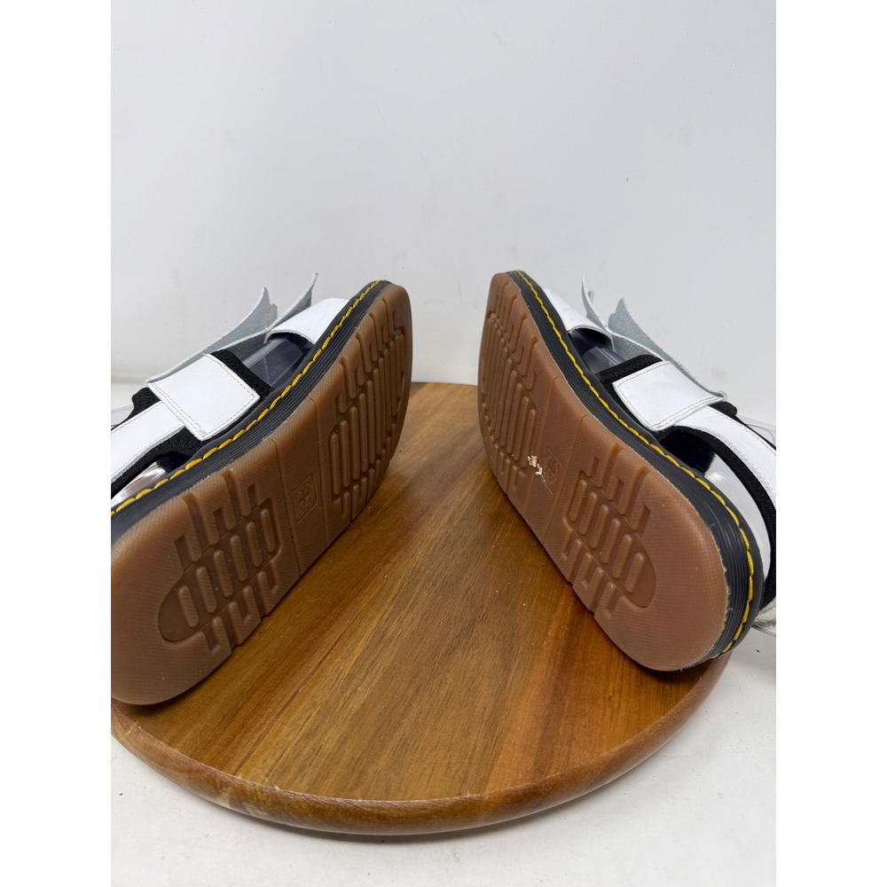 Dr. Martens Rosalind White Leather Kiltie Fringe Sandals Womens 8 AW501 - Picture 9 of 9